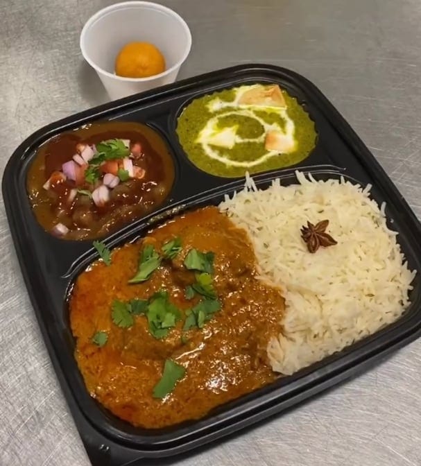 Chicken Tikka Masala Platter.