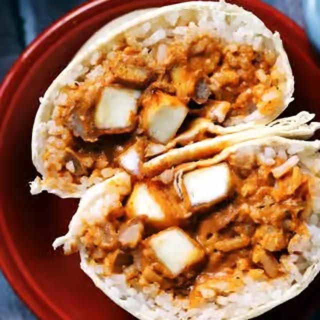 Paneer Burritos.