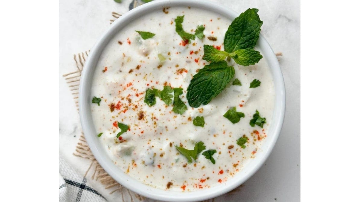 Cucumber Raita.